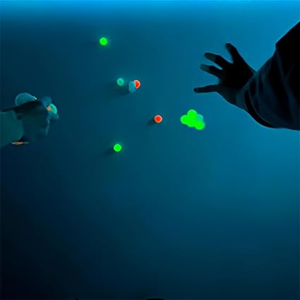 5/10Pcs Glow Ball - Luminous Sticky Wall & Ceiling Balls - Festive Party Prop, Glowing Stress Relief Toys for Gatherings & Anxiety Relief